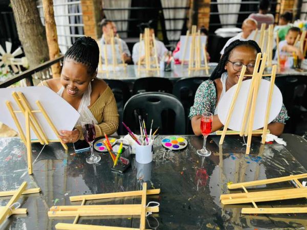 Art By Kemi | Join Us in a Sip & Paint Experience Incl a 30 Minute Massage for Two