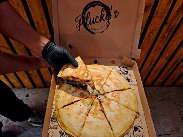 Pluckys Fried Chicken | Buy One Get One Free, Fully Loaded 30cm Quesadilla Pie