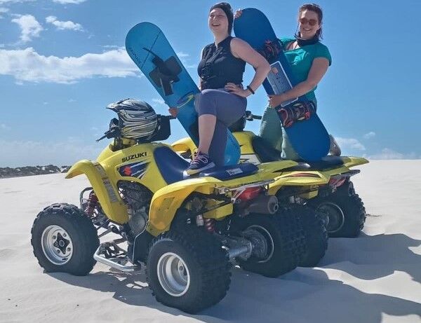 Ezey Tours | Exclusive Combo Deal 40 Min Quad Biking and 40 Min Sandboarding For 1