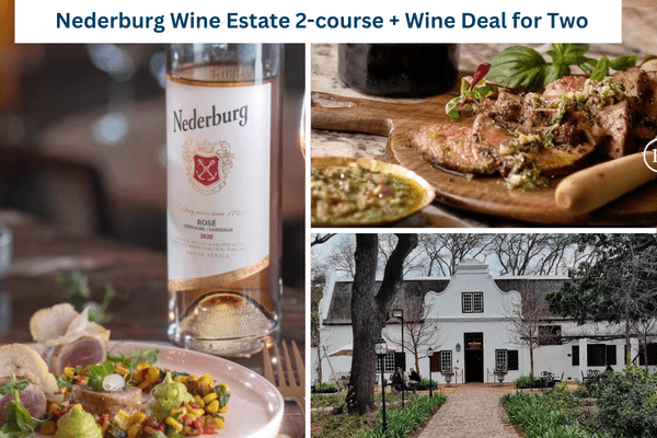 Nederburg Wines |  2-course + Red Wine Deal for Two