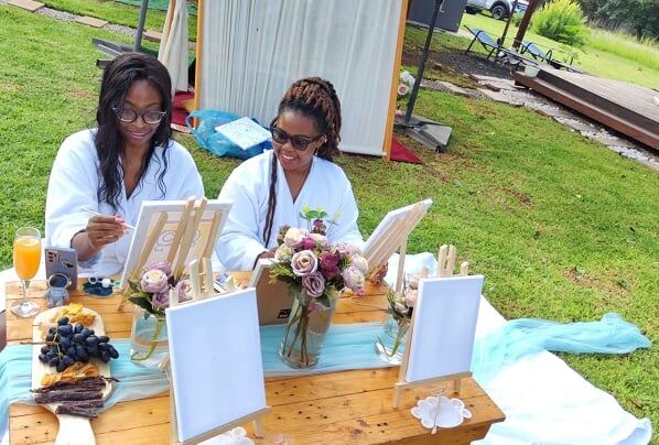 Pamensky Spa | Sip and Paint with Back or Foot Massage for 2