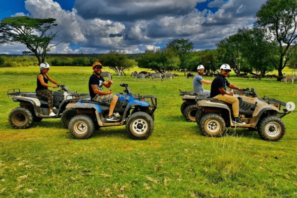 Adventure Zone | Group Adrenaline Rush With Quad Biking and Air Rifle for 4 People