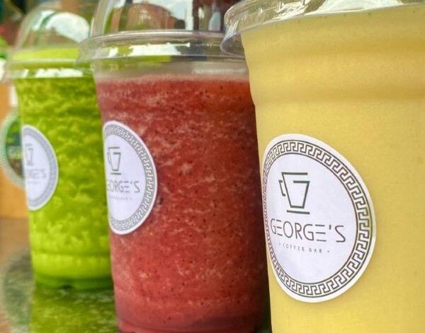 Georges Coffee Bar | Matcha Latte Lovin, Get 2  Large Ice Matcha Lattes and 2 Muffins